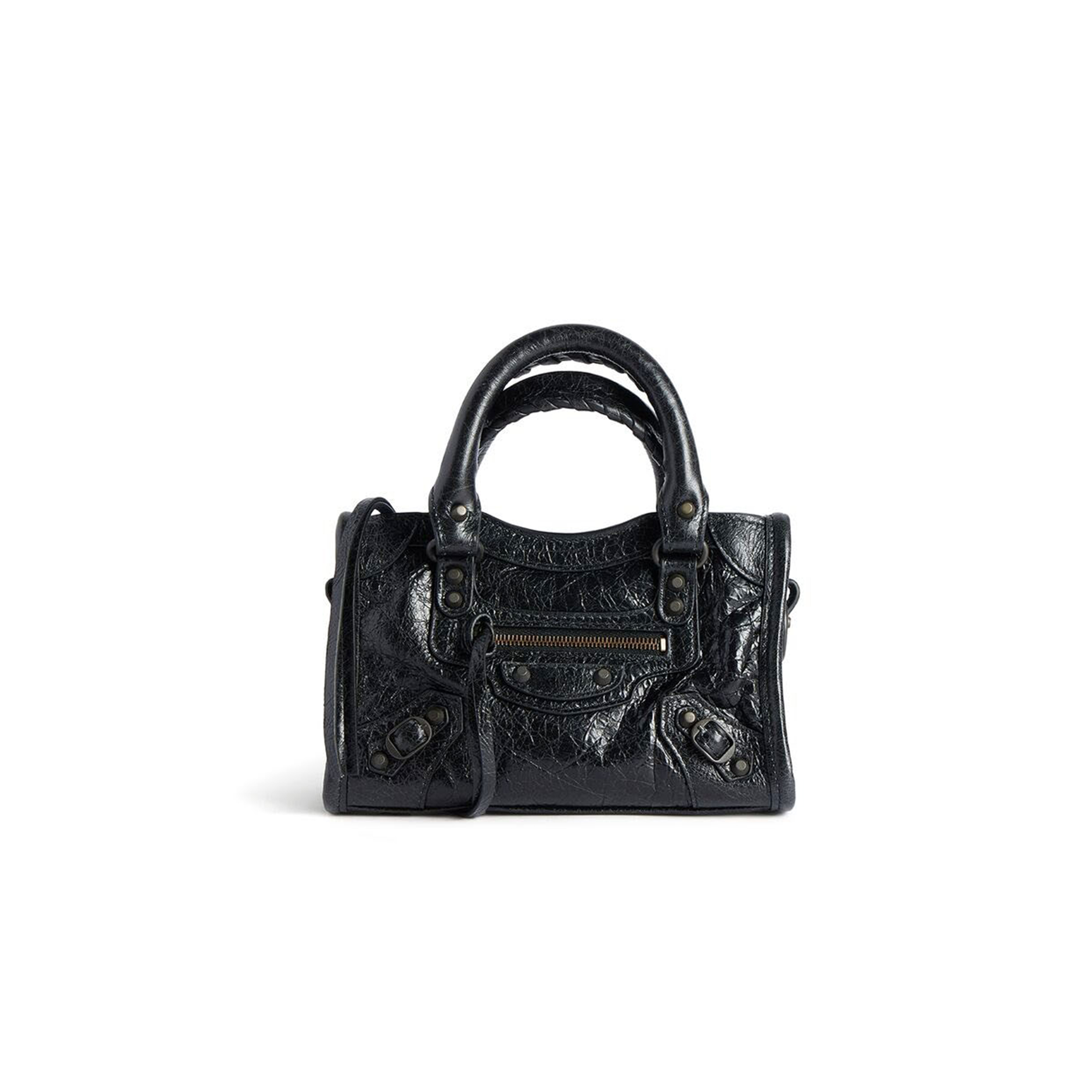 BALENCIAGA WOMEN'S LE CITY BAG NANO 8196712ABEK1000 (18.5*12*7cm)